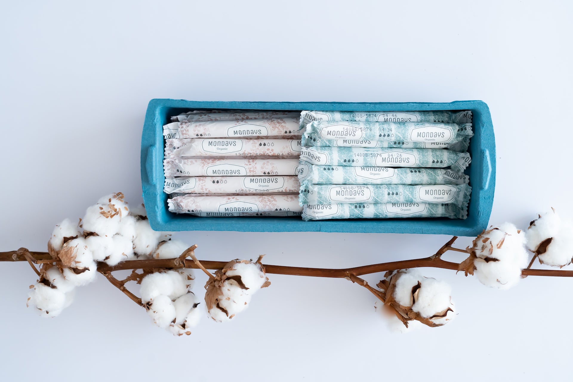 organic mondays the best tampon subscription service organic cotton peroid products, plastic free and delivered 